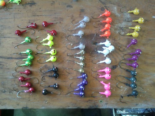 Jig heads bass walleye - 1/8, oz